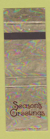 Matchbook Cover - Lewis Clark Moose Lodge Clarkston WA Christmas