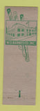 Matchbook Cover - Barnes Metal Cutting Saws Hack Band Saws Detroit MI