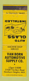 Matchbook Cover - Van Born Auto Supply Dearborn Heights MI WEAR