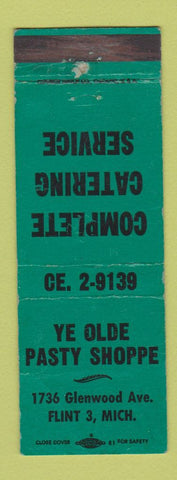 Matchbook Cover - Ye Olde Pastry Shoppe Flint MI WORN