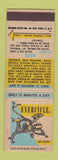 Matchbook Cover - Exercycle Exercise Bike Offer New York City