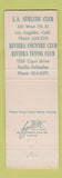 Matchbook Cover - Los Angeles Athletic Club CA Pacific Palisades