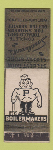 Matchbook Cover - Perdue Boilermakers Southworth's Books West Lafayette IN WEAR