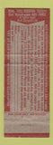 Matchbook Cover Horsewares Set Offer Plastic Bowls Peerless Plastics Chicago IL