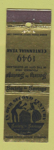 Matchbook Cover - Society for Savings Cleveland OH 1949