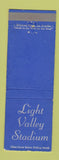 Matchbook Cover - Light Valley Stadium La Playa Stadium WEAR