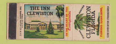 Matchbook Cover - Clewiston Inn FL