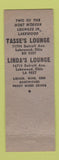 Matchbook Cover - Tasse's Lounge Lakewood OH Linda's Lounge
