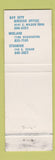 Matchbook Cover - Consumers Power Company Bay City Midland Standish MI