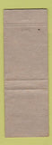 Matchbook Cover - Tony Hill Super Market Grocery Dearborn Mif WORN