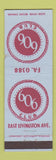 Matchbook Cover - 606 Club Bar Columbus? OH