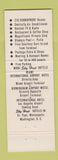 Matchbook Cover - Houston Airport Inn TX