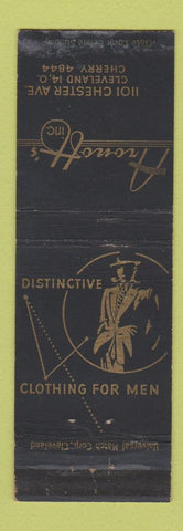 Matchbook Cover - Aronoff's Clothes Cleveland OH WEAR