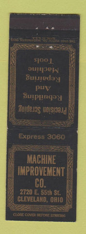 Matchbook Cover - Machine Improvement Company Cleveland OH