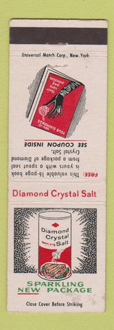 Matchbook Cover - Diamond Crystal Salt St Clair MI