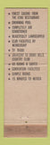Matchbook Cover - Echo Hotel Edinburg TX WEAR