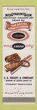 Matchbook Cover - CG Hussey Copper Brass Rolling Mill Pittsburgh PA