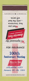 Matchbook Cover - America Fore Insurance Group Atlantic City NJ 1953