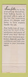 Matchbook Cover - America Fore Insurance Group Atlantic City NJ 1953