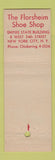Matchbook Cover - Florsheim Shoes New York City Empire State Building