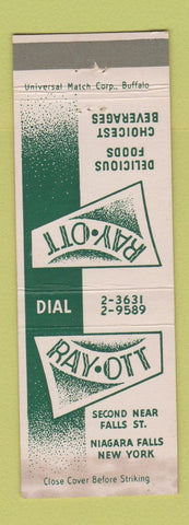 Matchbook Cover - Ray Ott Restaurant Nigara Falls NY WEAR