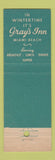 Matchbook Cover - Gray's Sandwich Shop Atlantic City NJ