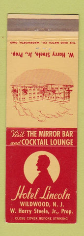 Matchbook Cover - Hotel Lincoln Wildwood NJ