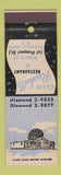 Matchbook Cover - Club Rochelle Restaurant Rochelle Park NJ