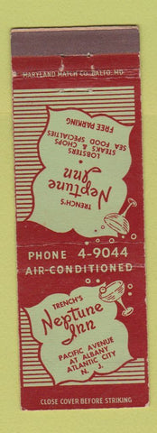 Matchbook Cover - Trench's Neptune Inn Atlantic City NJ