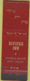 Matchbook Cover - Riviera Inn Riviera Beach NJ