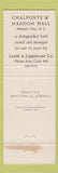 Matchbook Cover - Chalfonte Haddon Hall Atlantic City NJ