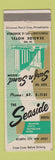 Matchbook Cover - Seaside Hotel Atlantic City NJ