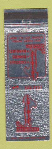 Matchbook Cover - Luigi's Restaurant Atlantic City NJ