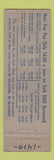 Matchbook Cover - Bank of Passaic NJ