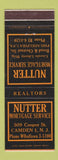 Matchbook Cover - Nutter Mortgage Service Camden NJ