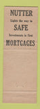 Matchbook Cover - Nutter Mortgage Service Camden NJ