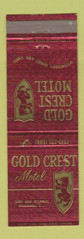 Matchbook Cover - Gold Crest Motel Wildwood NJ