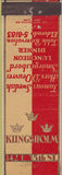 Matchbook Cover - Kingsholm New York City Swedish food