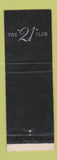 Matchbook Cover - Jack and Charlie's 21 New York City WEAR