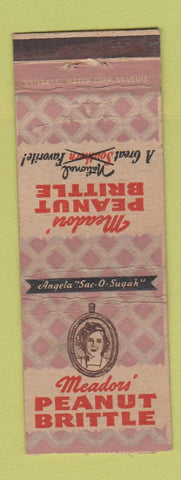 Matchbook Cover - Meadors' Peanut Brittle WEAR