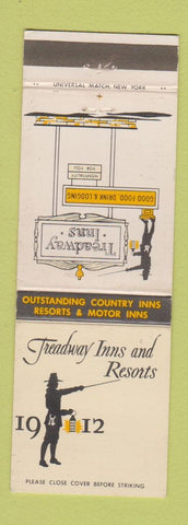 Matchbook Cover - Treadway Inns and Resorts New York City CHAIN