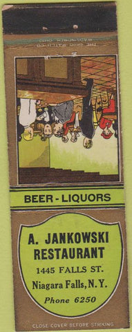 Matchbook Cover - A Jankowski Restaurant Niagara Falls NY