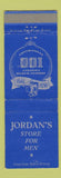 Matchbook Cover - Jordan's Marsh Men's Clothes 1951