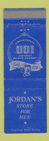 Matchbook Cover - Jordan's Marsh Men's Clothes 1951