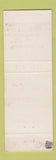 Matchbook Cover - Edward De Carbo Funeral Home Ambulance WEAR