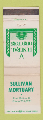 Matchbook Cover - Sullivan Mortuary East Moline IL WEAR