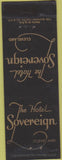 Matchbook Cover - Hotel Sovereign Cleveland OH