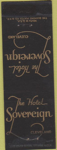 Matchbook Cover - Hotel Sovereign Cleveland OH