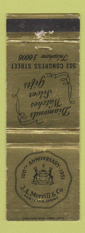 Matchbook Cover - JA Merrill Jewelry Portland Mee WEAR