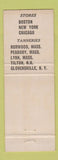 Matchbook Cover - Winslow Bros & Smith Sheep Lamb 1951 Boston MA hides fur